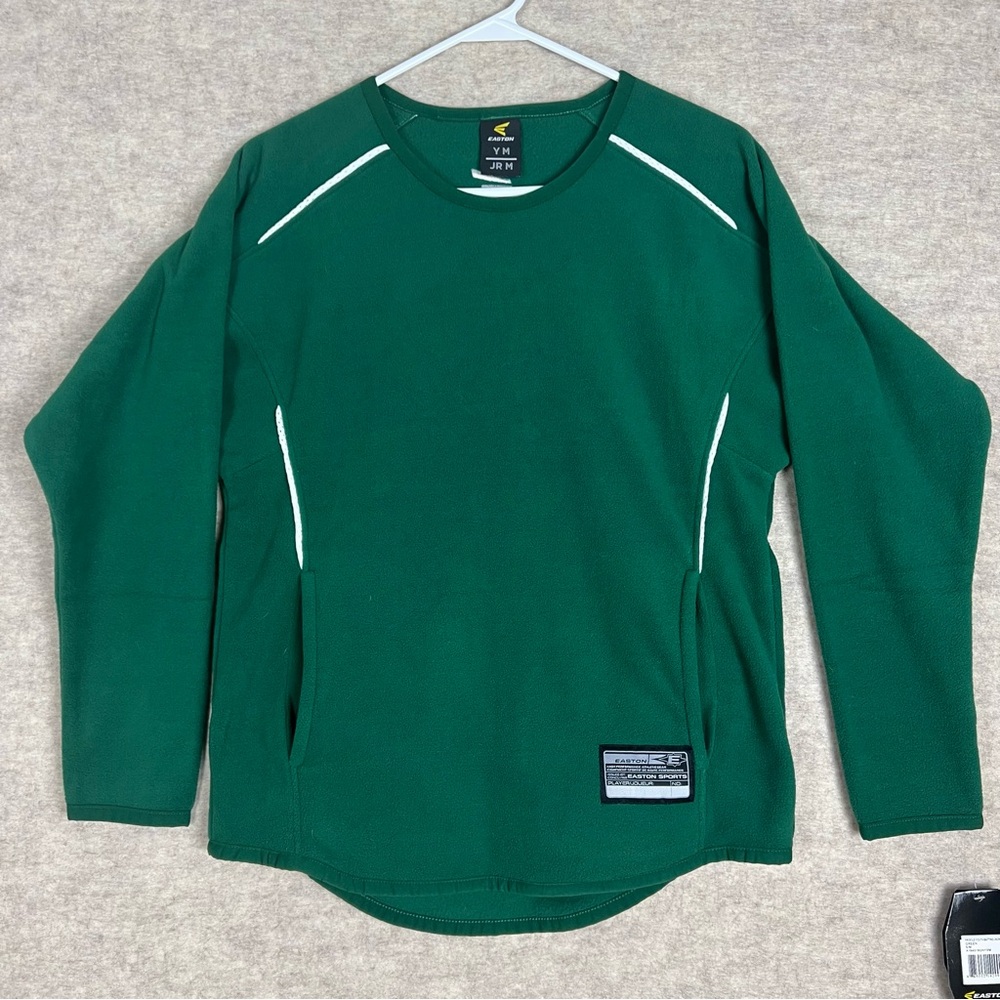 Easton Youth Fleece Green Batting Jacket - Size YM
